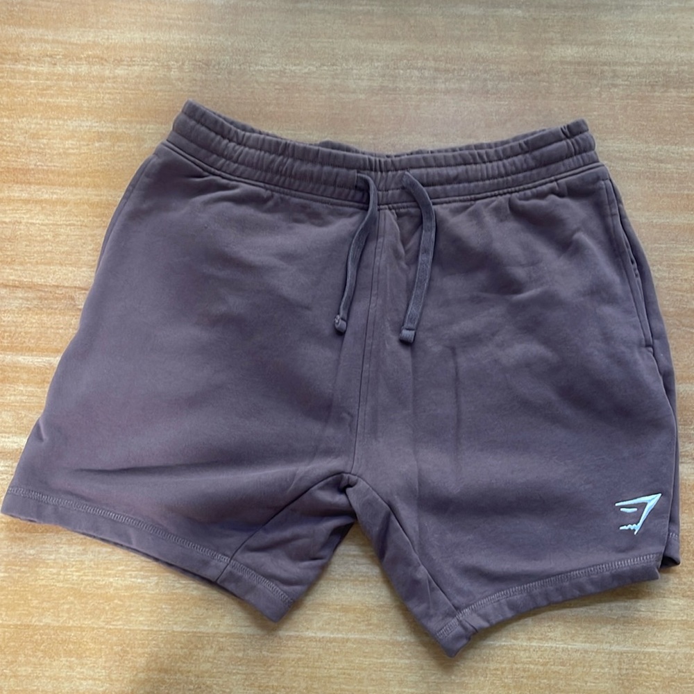 Brown GymShark Fleece Shorts